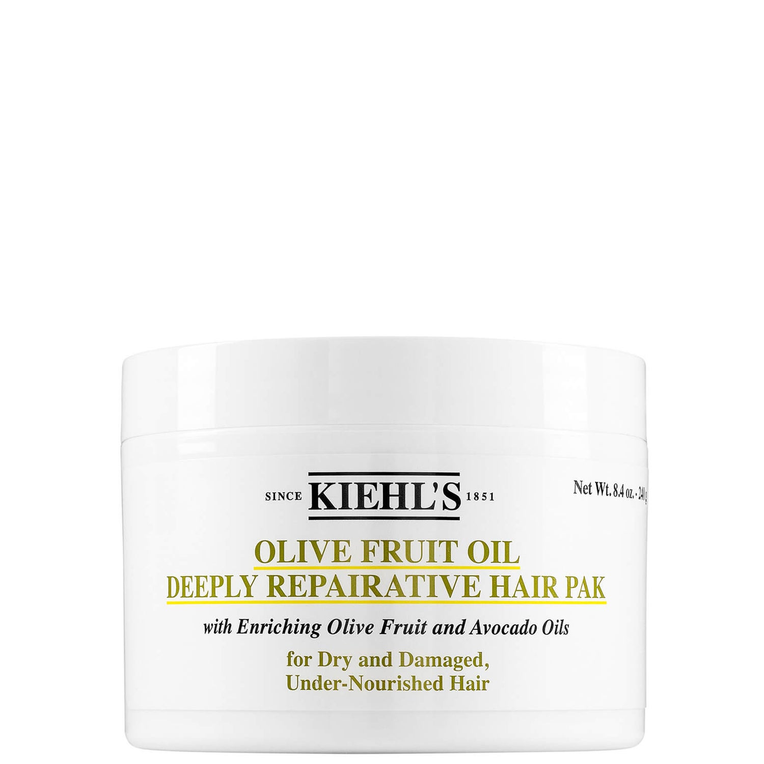 Kiehl's Olive Fruit Oil Deeply Repairative Hair Pack 250ml