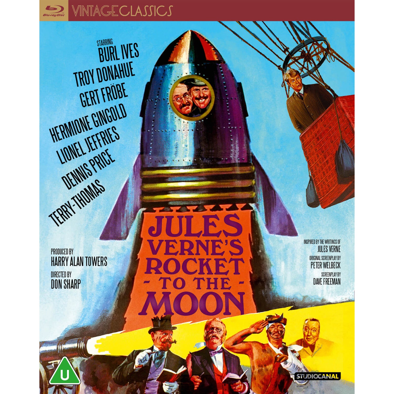 Jules Verne's Rakete zum Mond