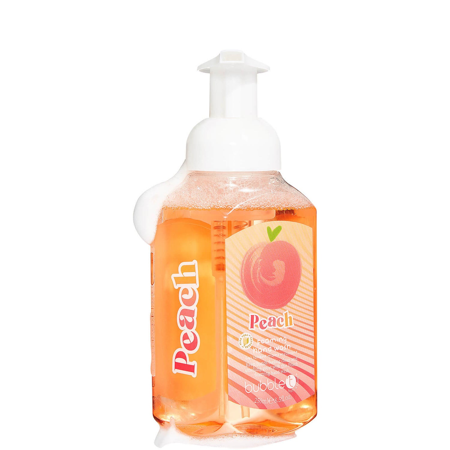 Bubble T Foaming Hand Wash - Peach 250ml