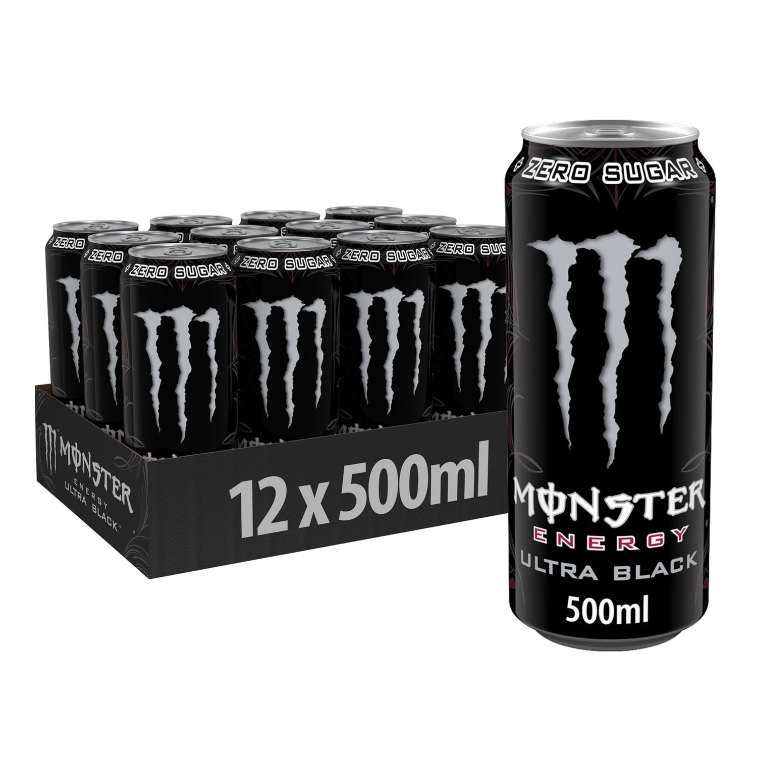 Monster Energy Drink Ultra Black 12 x 500ml