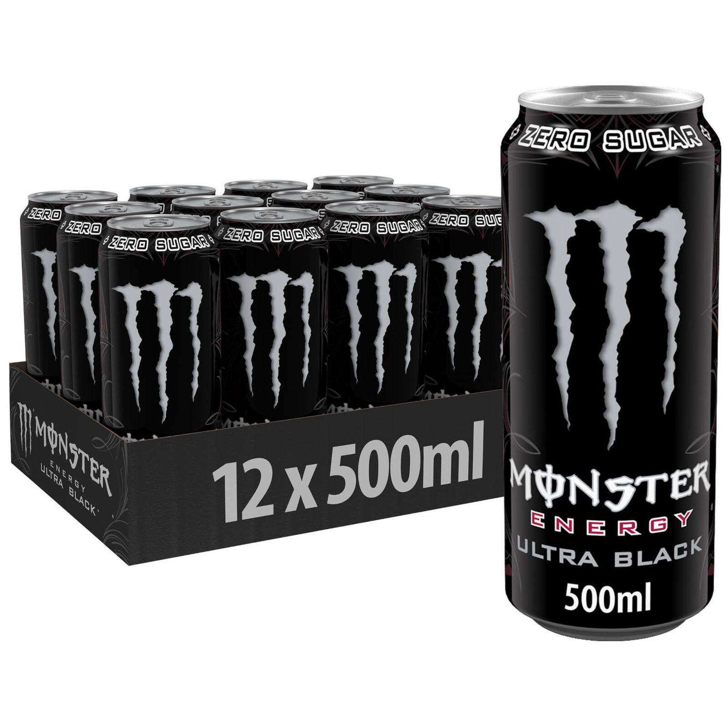 Monster Ultra Black 12 x 500ml