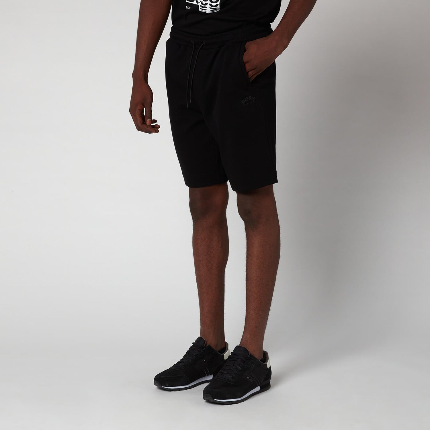 BOSS Athleisure Men's Drawstring Shorts - Black
