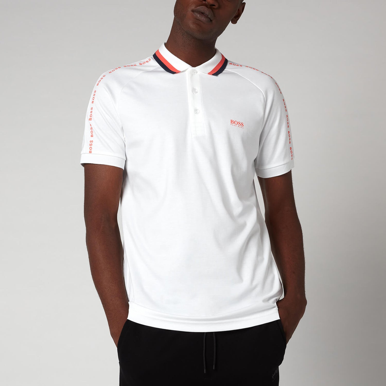 BOSS Athleisure Men's Paule 2 Polo Shirt - White