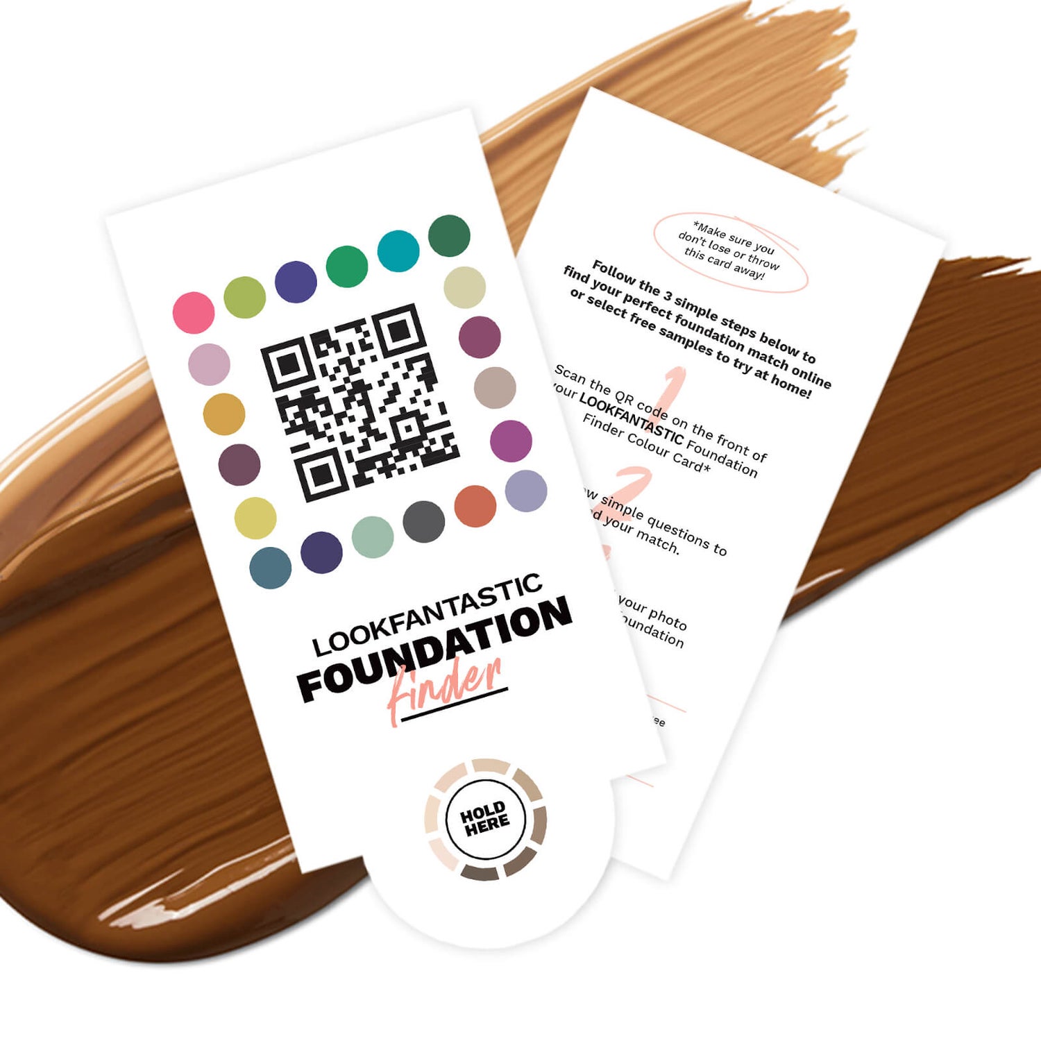 LOOKFANTASTIC Foundation Finder Colour Card - LOOKFANTASTIC