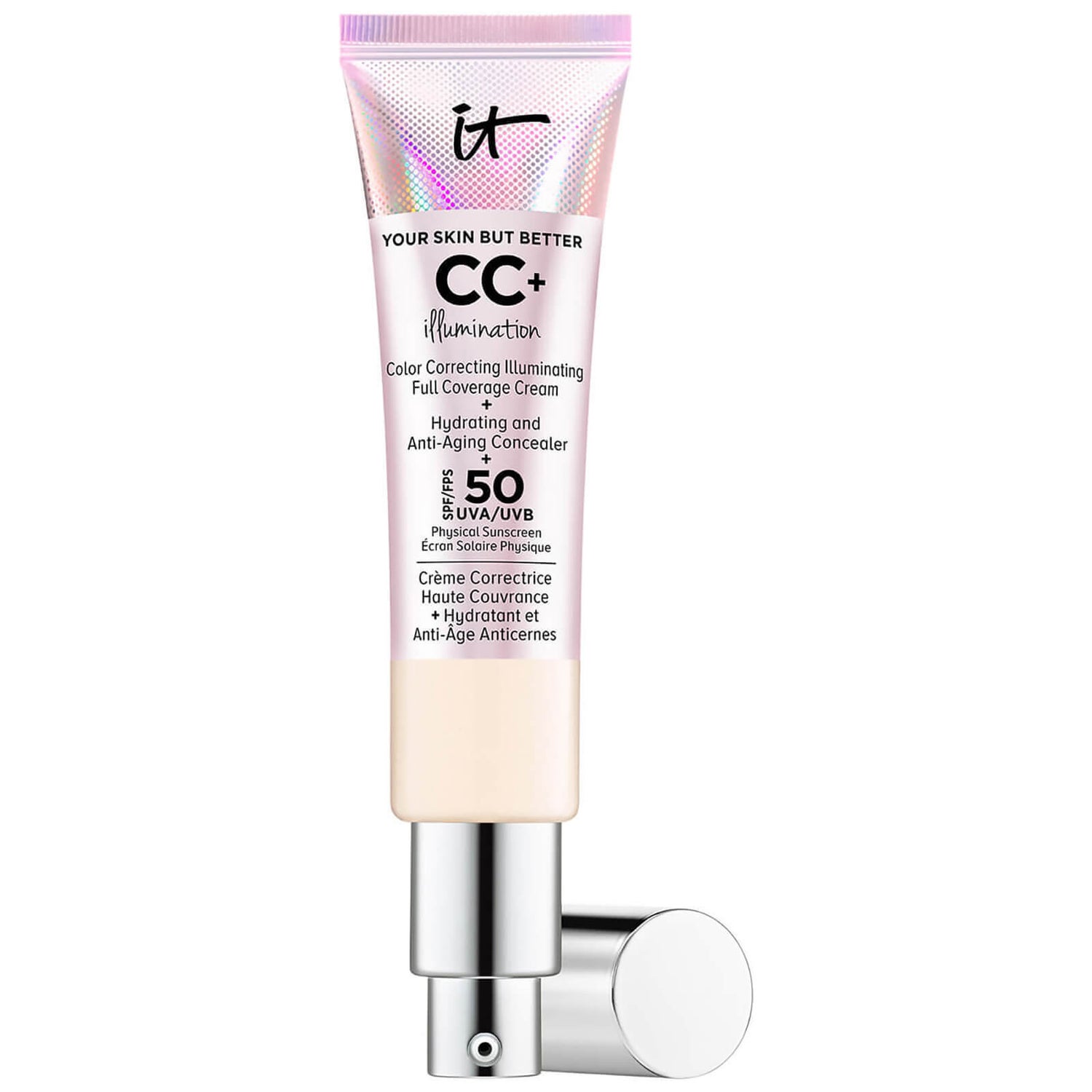 CC-крем для лица IT Cosmetics Your Skin But Better CC+ Illumination SPF50, 32 мл (различные оттенки)