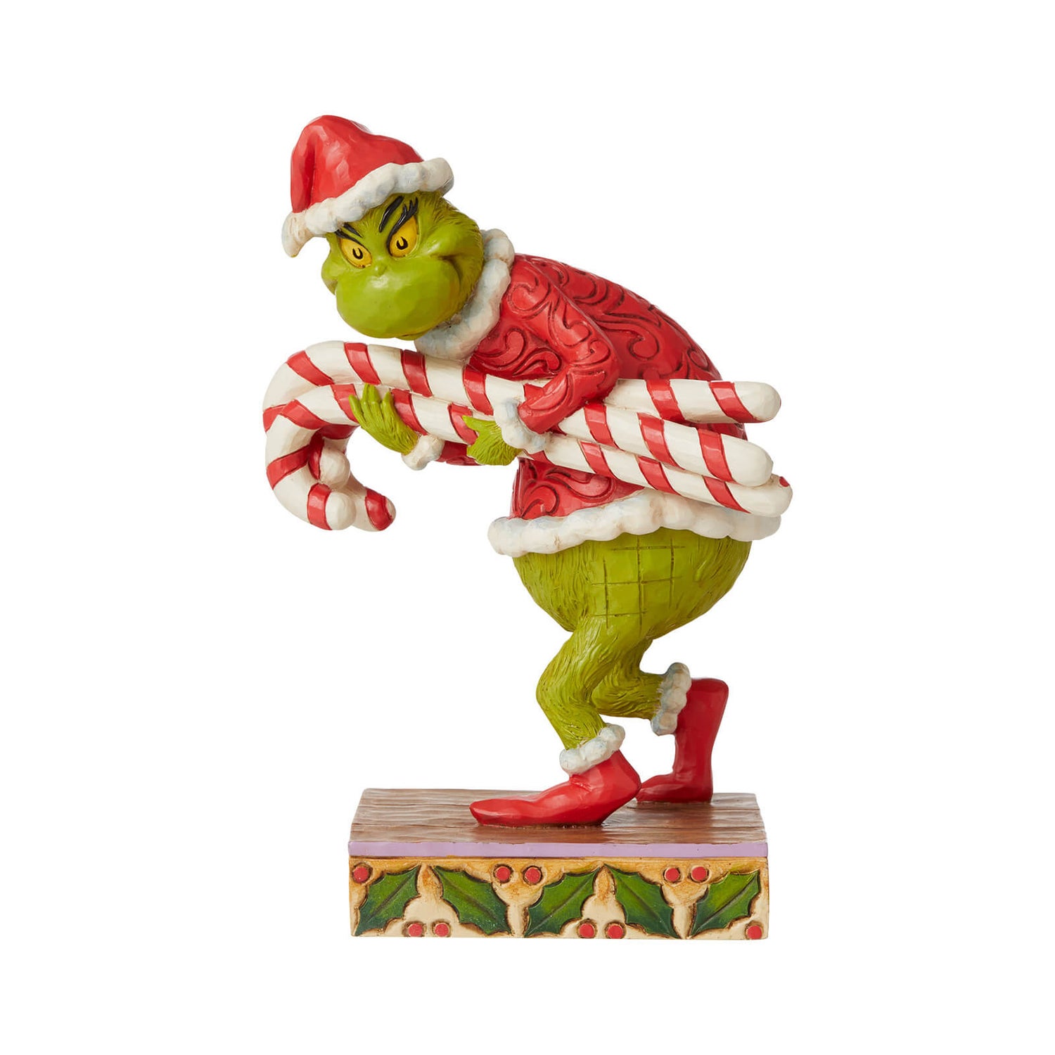 The Grinch By Jim Shore Grinch Stealing Candy Canes