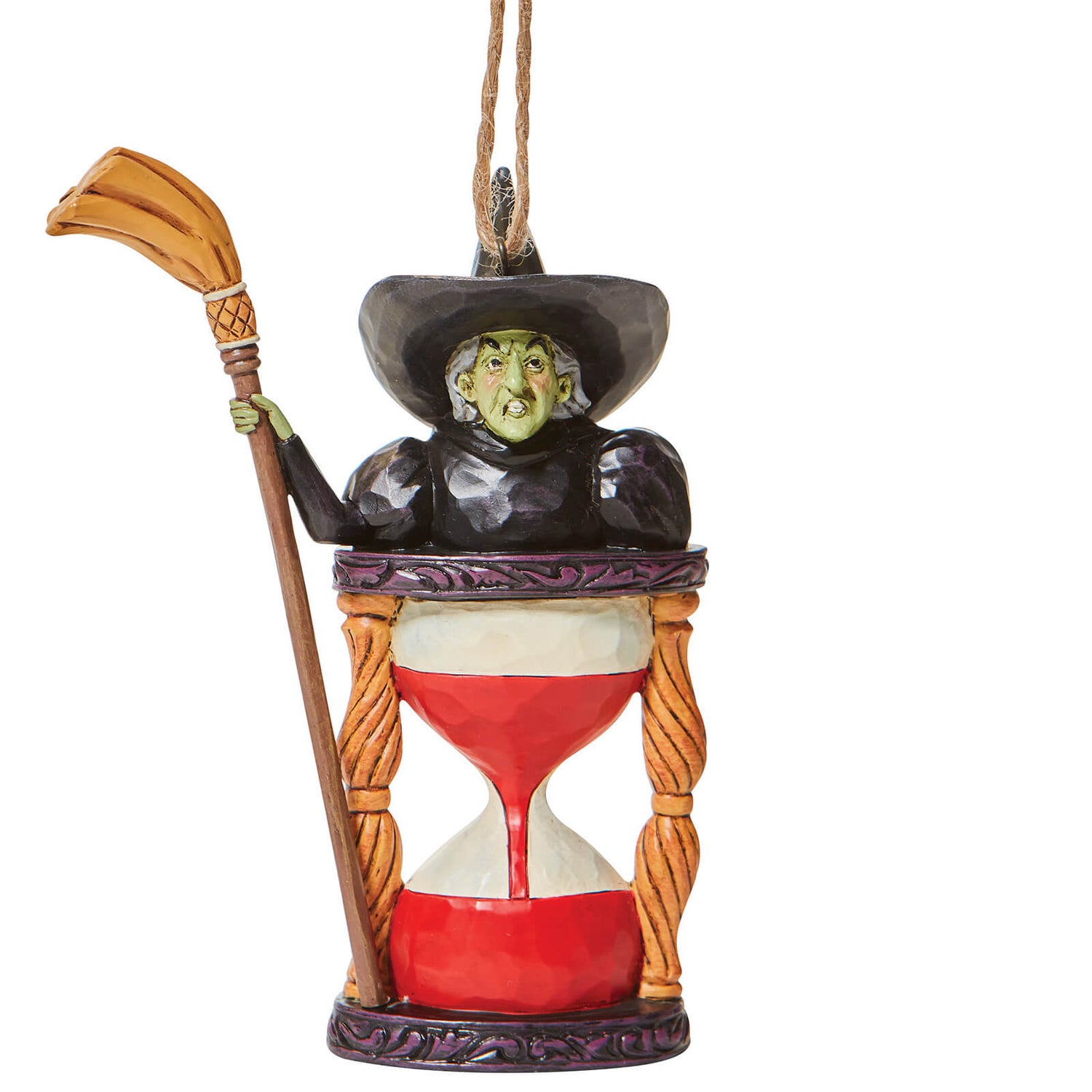 Wizard Of Oz By Jim Shore Wicked Witch Hourglass Hanging Ornament