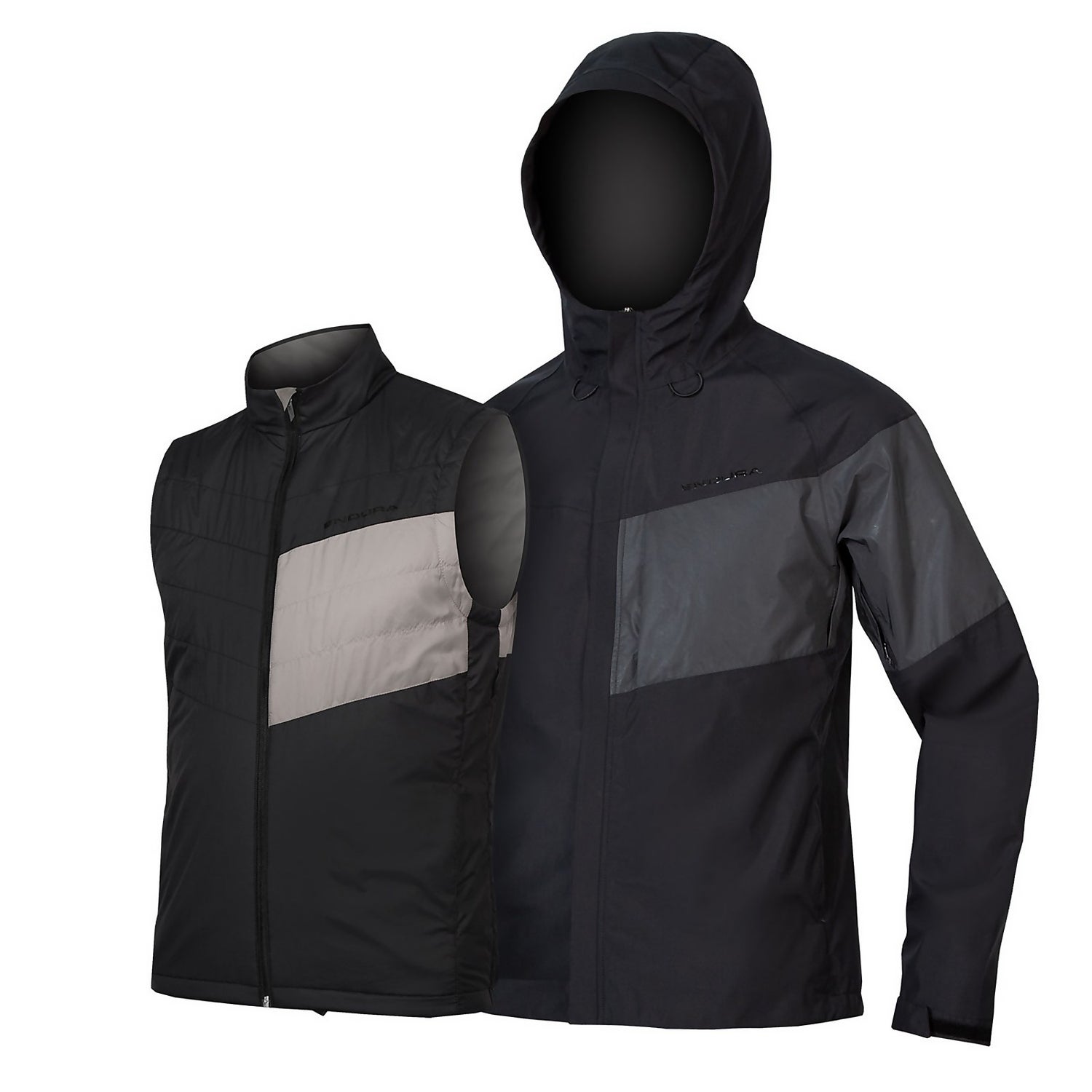 Urban Luminite 3 in 1 Jacket II - Black - XXXL