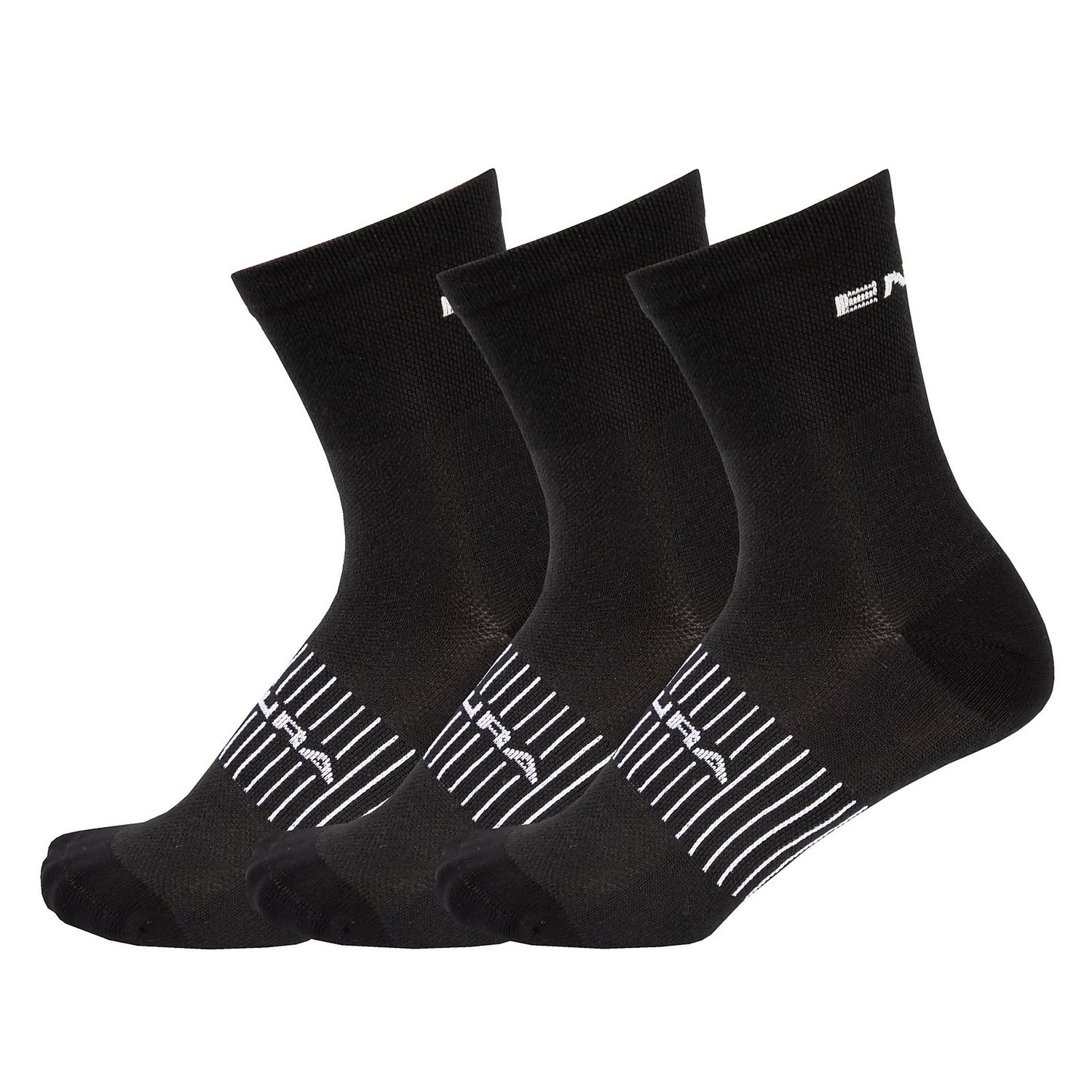 Endura e1265bk 0 calcetines coolmax race sock triple pack mujer negro