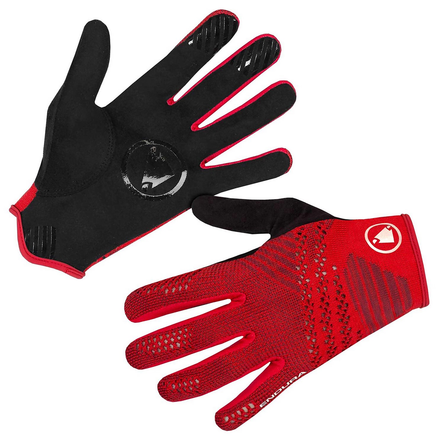 Men's SingleTrack LiteKnit Glove - Rust Red