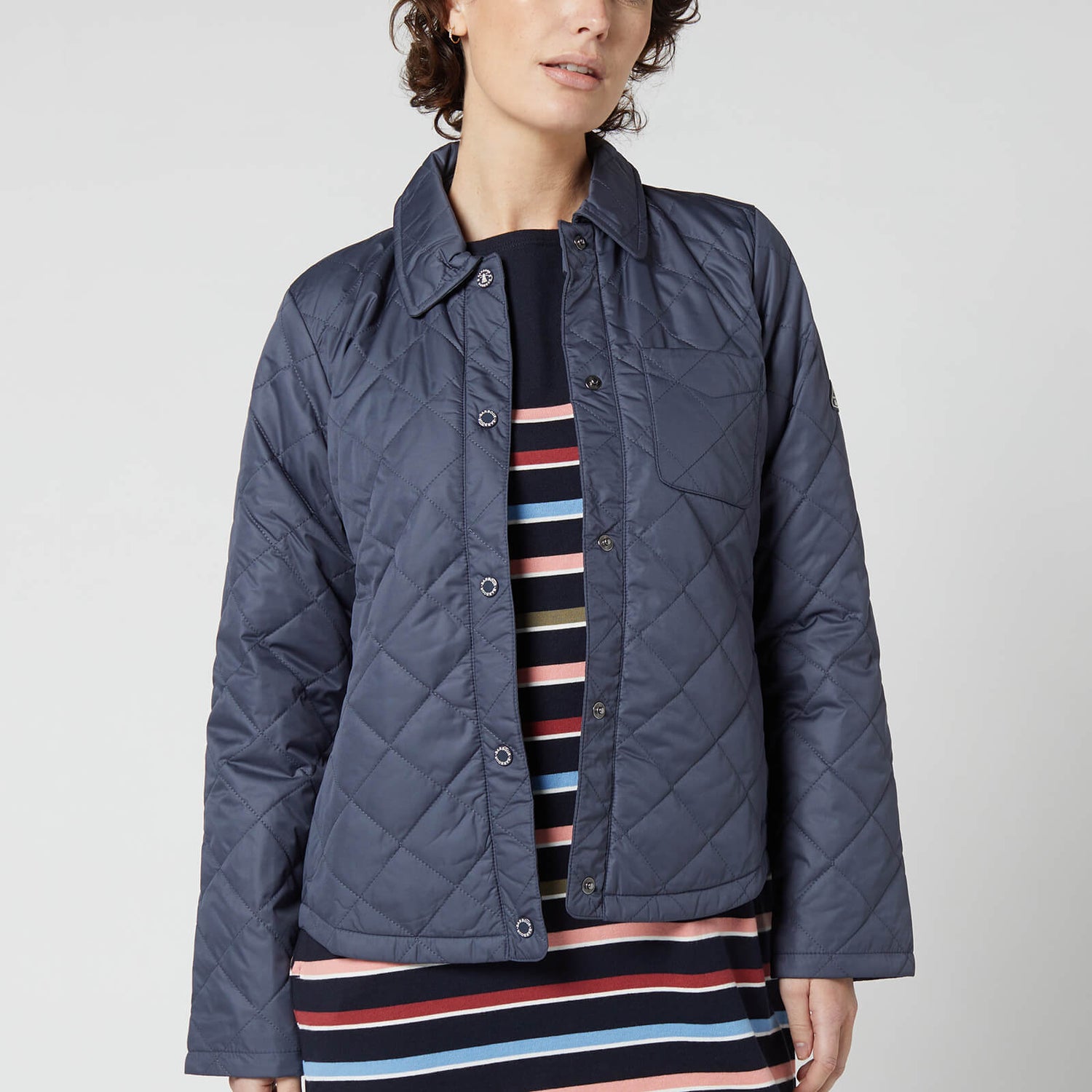 Barbour Women's Blue Caps Quilted Jacket - Summer Navy