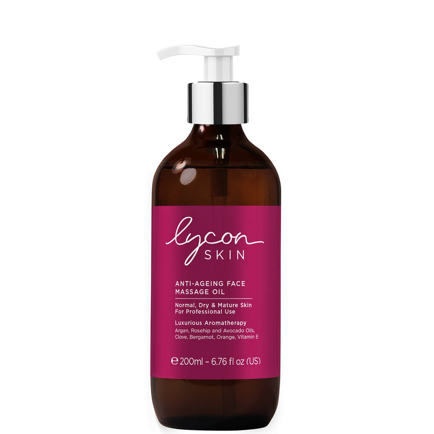 Lycon Skin Anti-Ageing Face Massage Oil 200ml