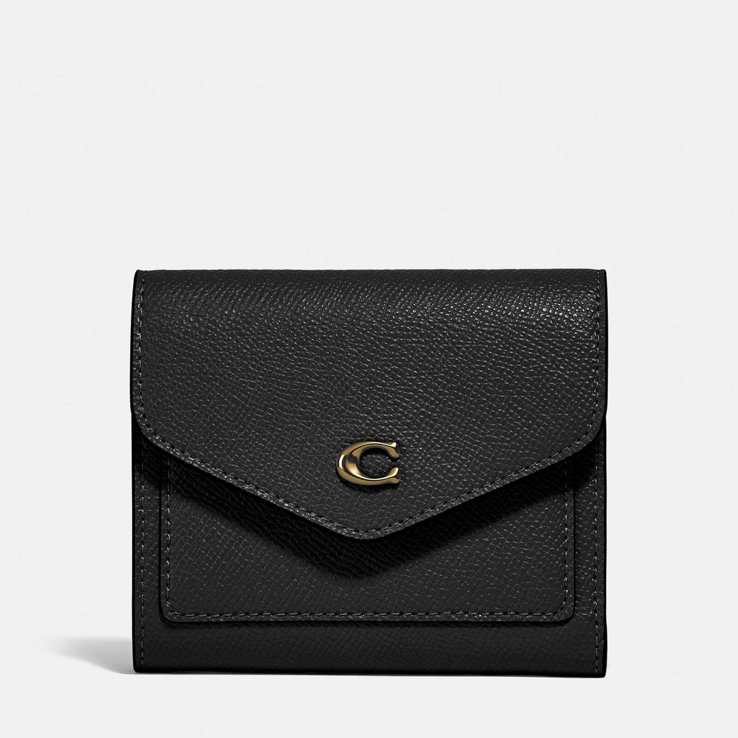 Coach Women's Crossgrain Leather Small Wallet - Li/Black