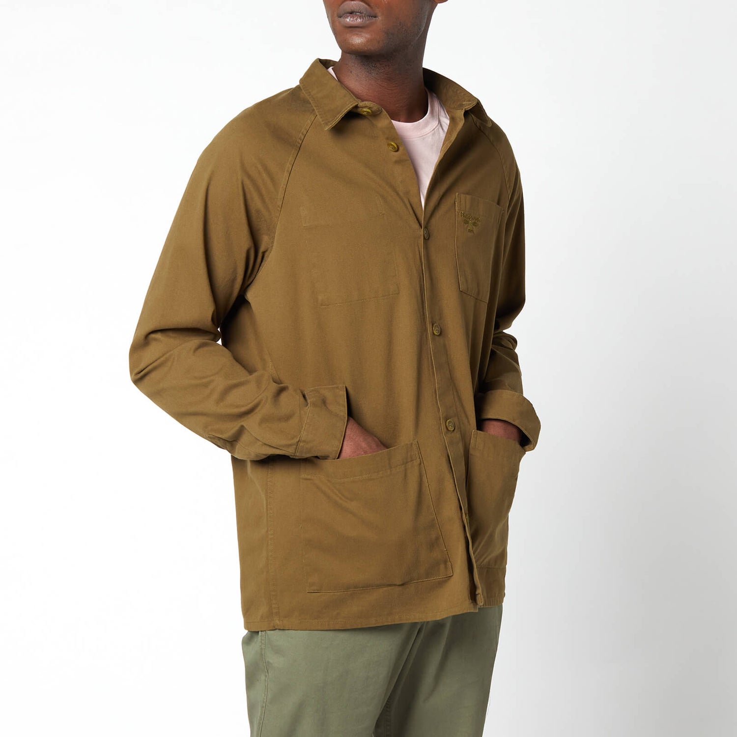 Barbour Beacon Men's Woods Overshirt - Uniform Green
