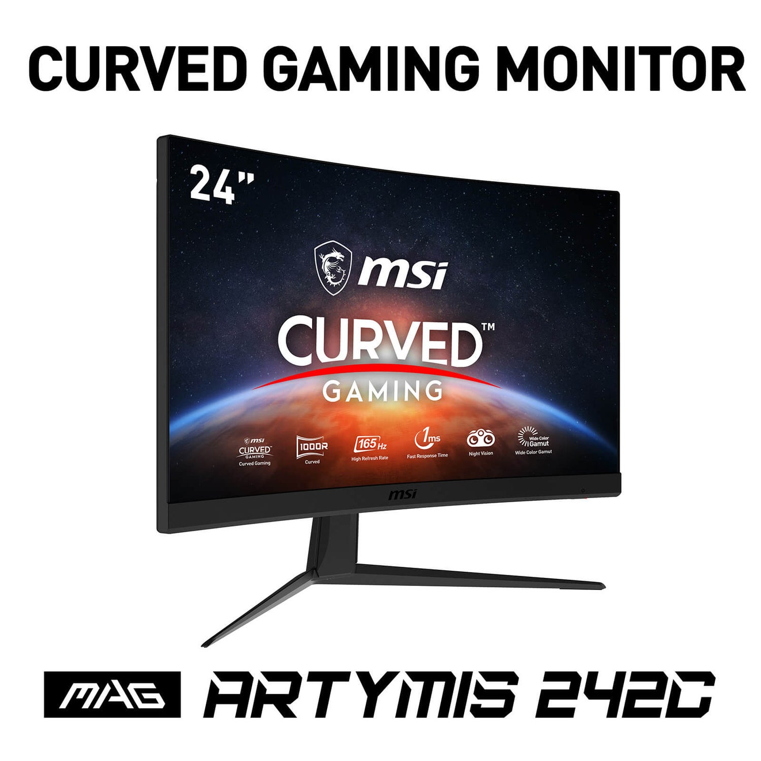 MSI Optix MAG242C 23.6" Curved Gaming Monitor