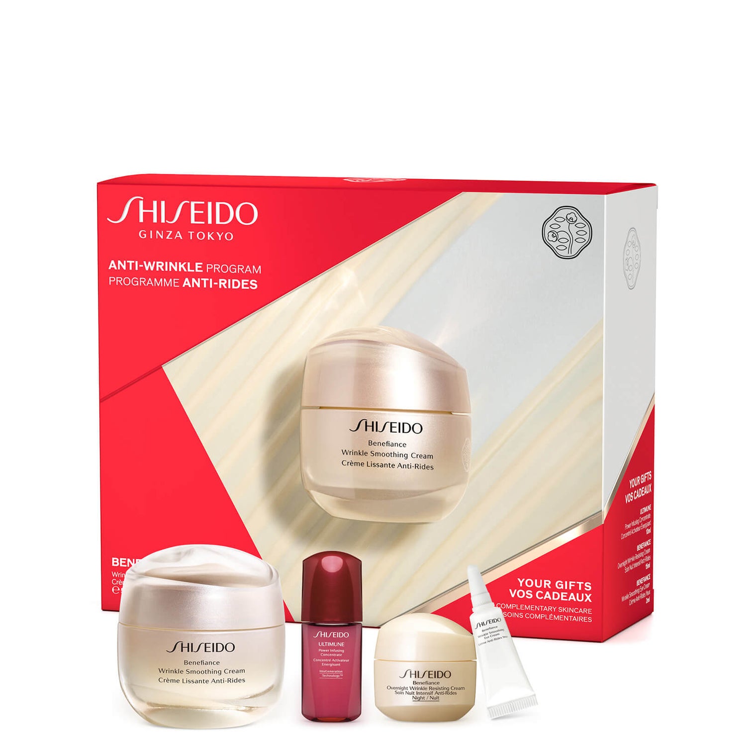 Set Crema anti-Rughe Value Benefiance Wrinkle Smoothing Shiseido