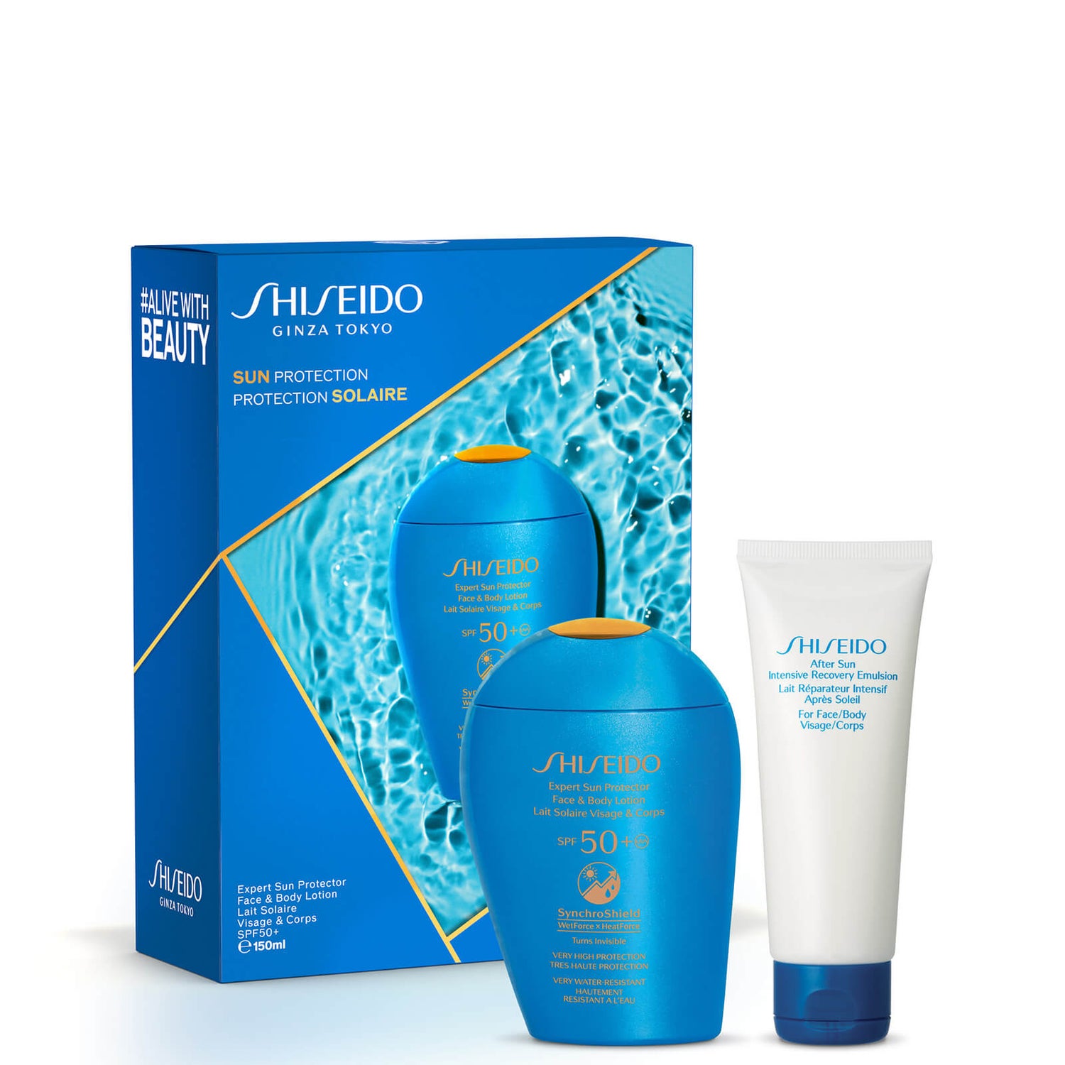 Set Shiseido Expert Sun SPF50+