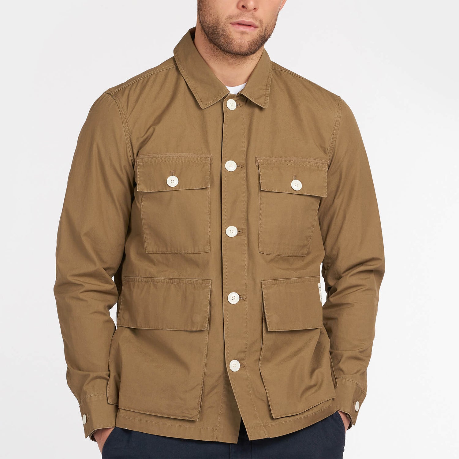 Barbour Heritage Men's Rowden Casual Jacket - Stone