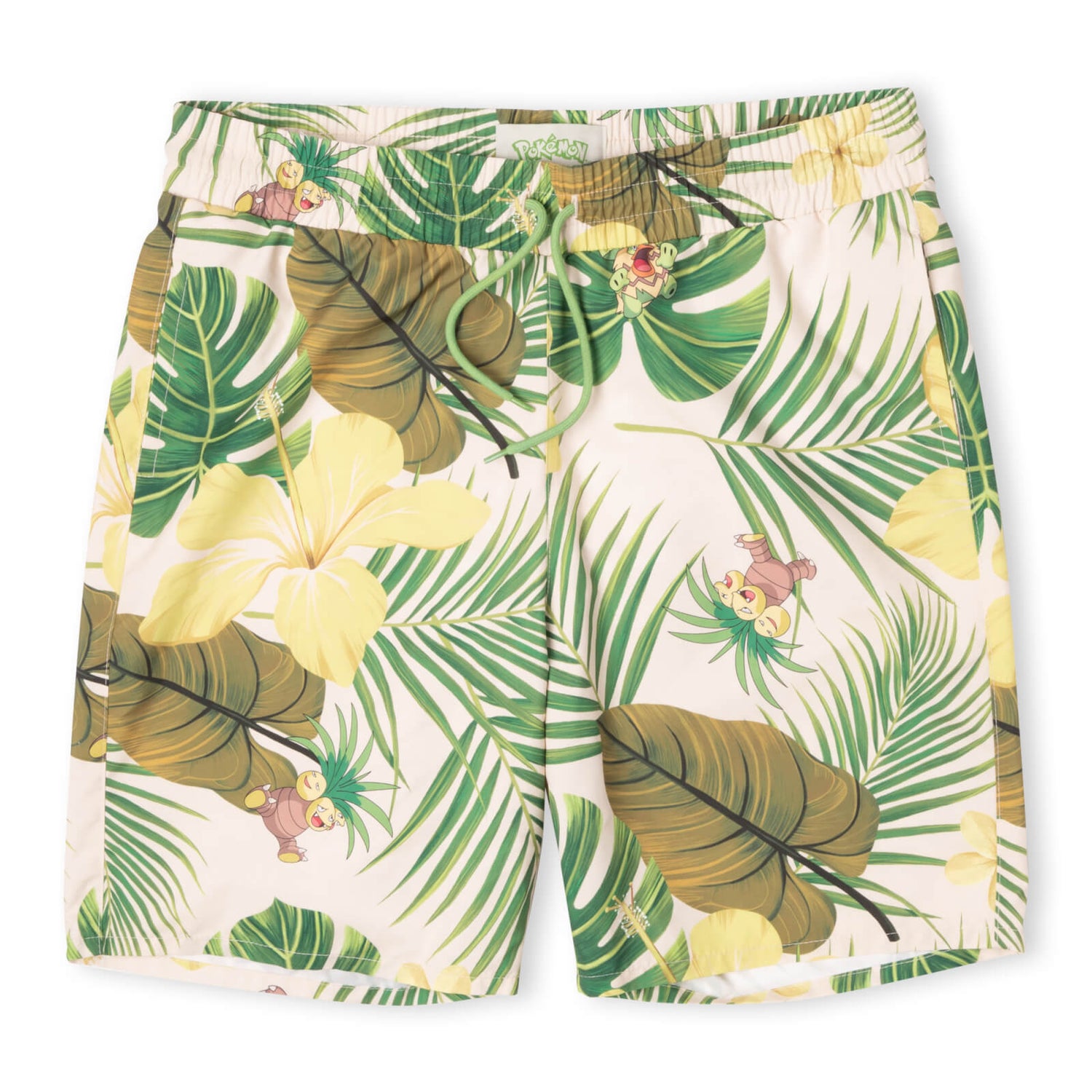 Pokémon Exeggutor Tropical Swim Shorts - Cream