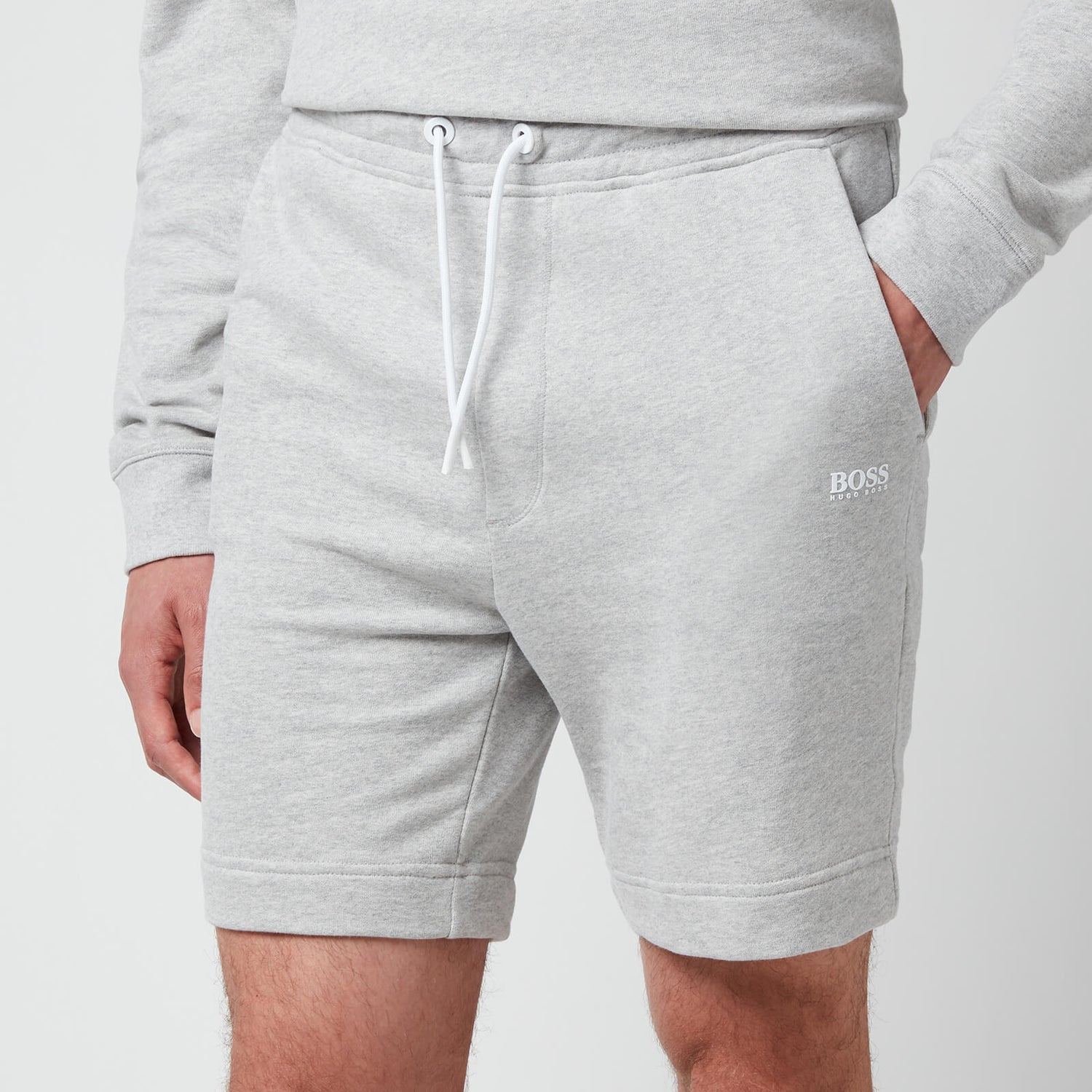 BOSS Casual Men's Skeevito Shorts - Light Pastel Grey