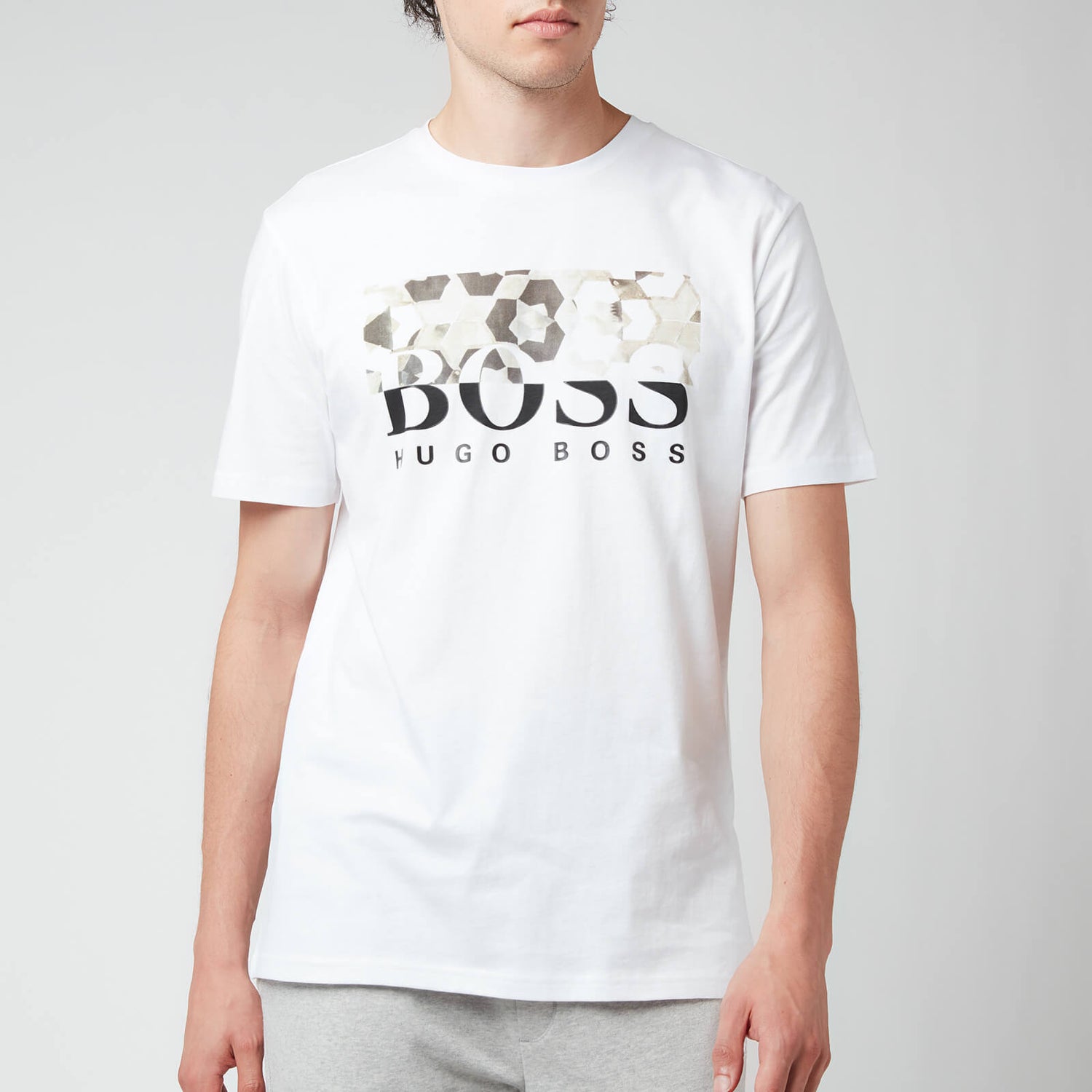 BOSS Casual Men's Teally T-Shirt - White