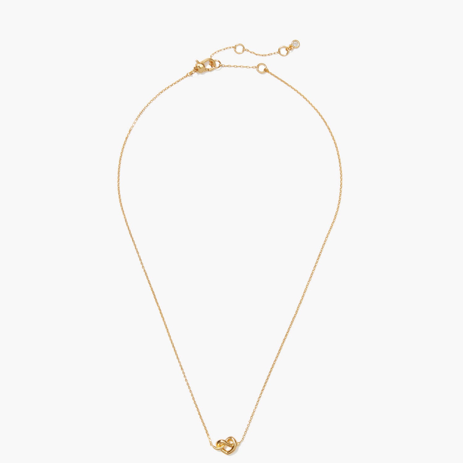 Kate Spade New York 女士 Loves Me Knot 迷你吊坠 - 金色