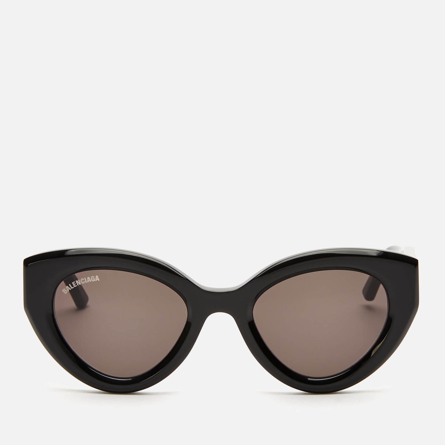 Balenciaga Women's Cat Eye Acetate Sunglasses - Black/Grey