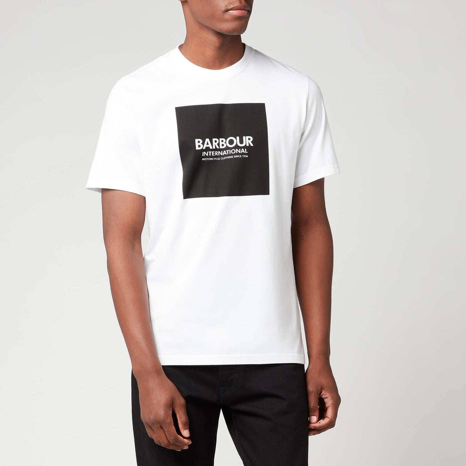 Barbour International Men's Block T-Shirt - White
