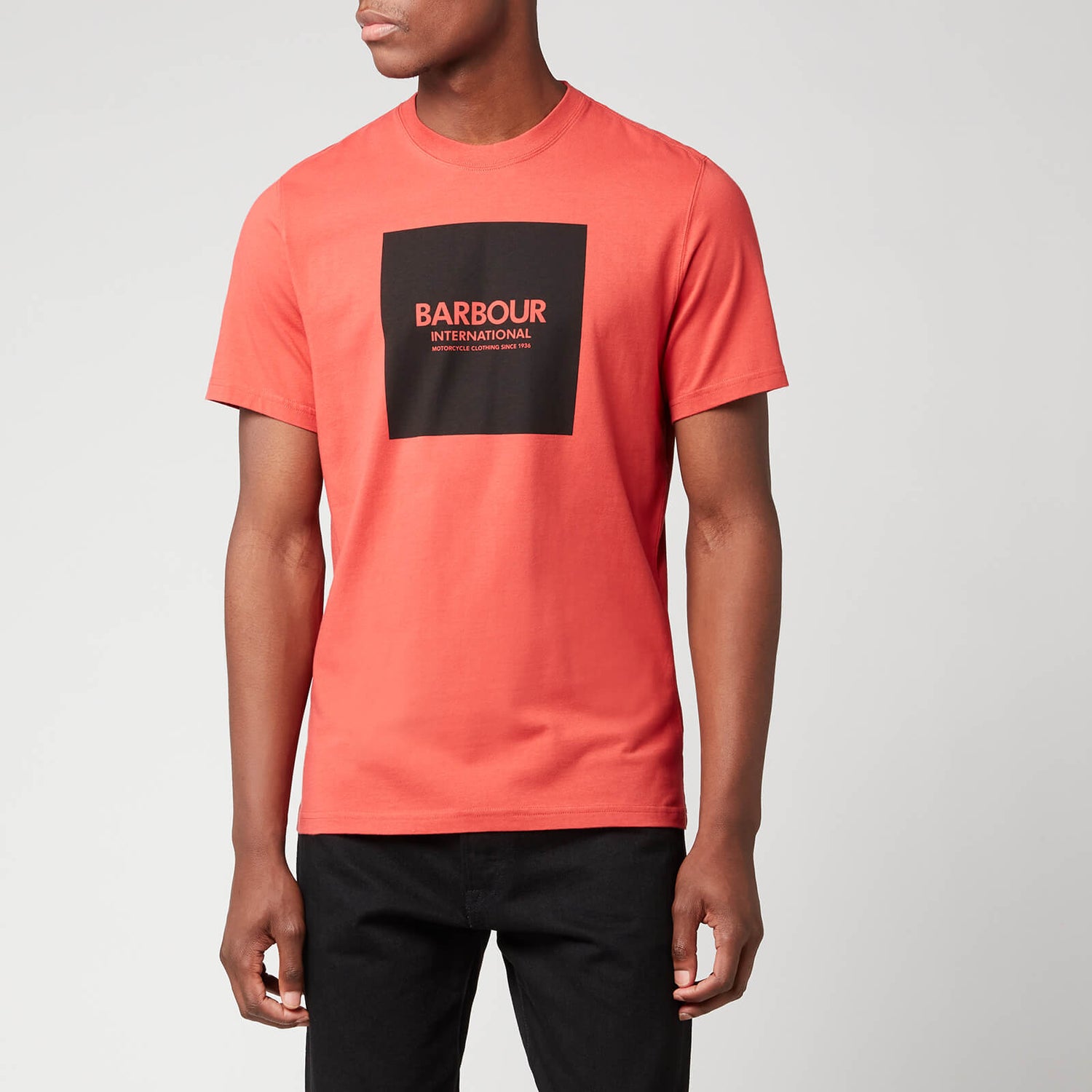 Barbour International Men's Block T-Shirt - Root Red