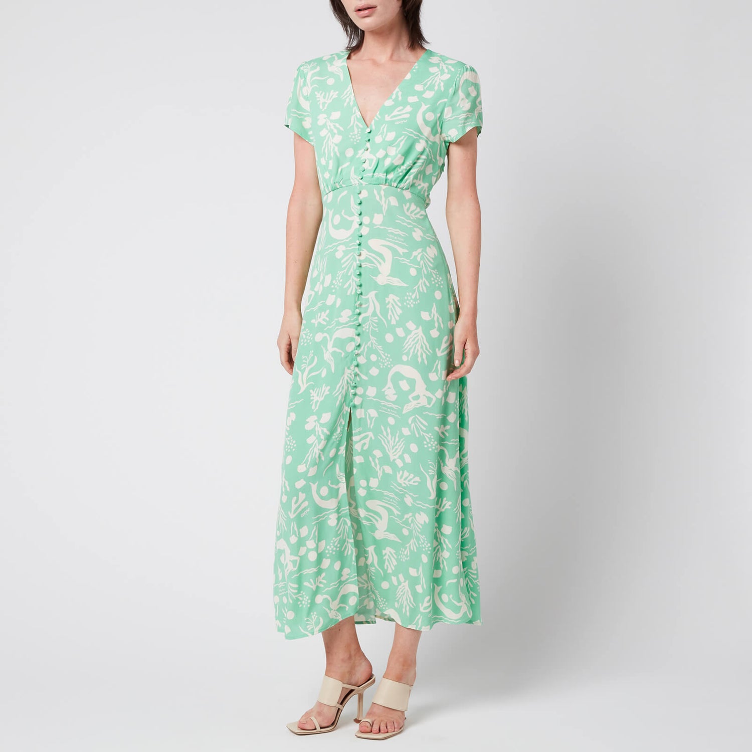 Aspen Dress - Sea Life Dusk Mint Cream