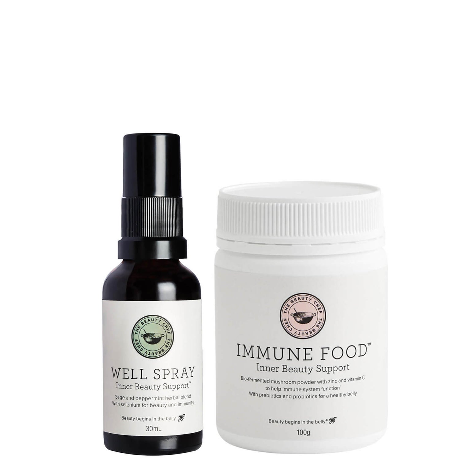 The Beauty Chef Immunity and Wellness Support Set (Worth $87.00)