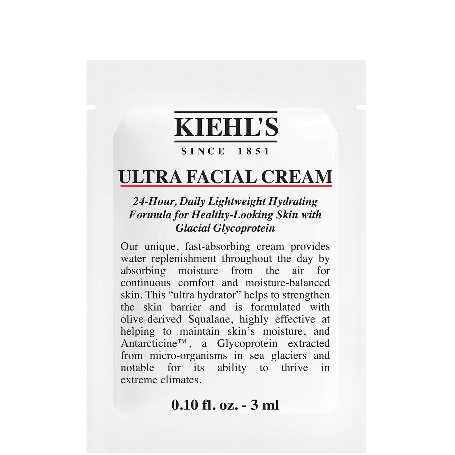 Kiehl's Ultra Facial Cream 3ml
