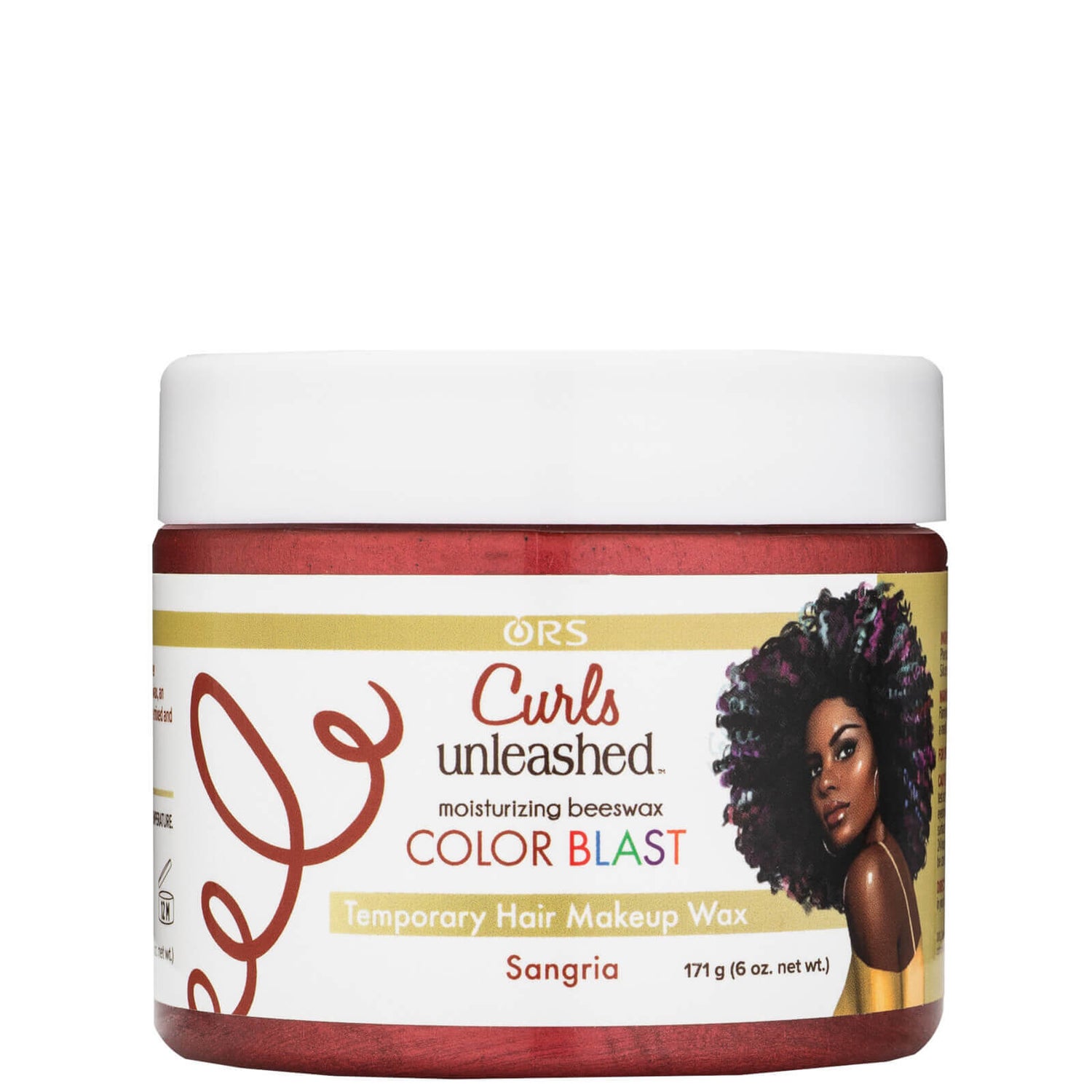 ORS Curls Unleashed Colour Blast Dočasný vosk na vlasy - Sangria