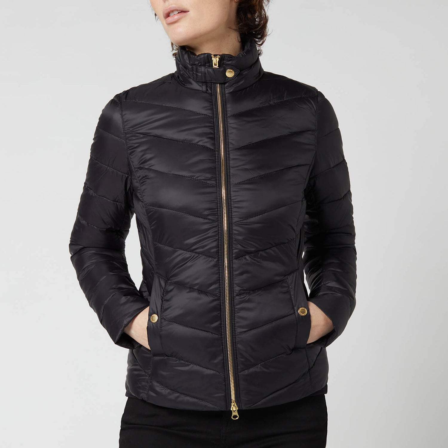 Barbour International Women's Aubern Quilted Jacket - Black