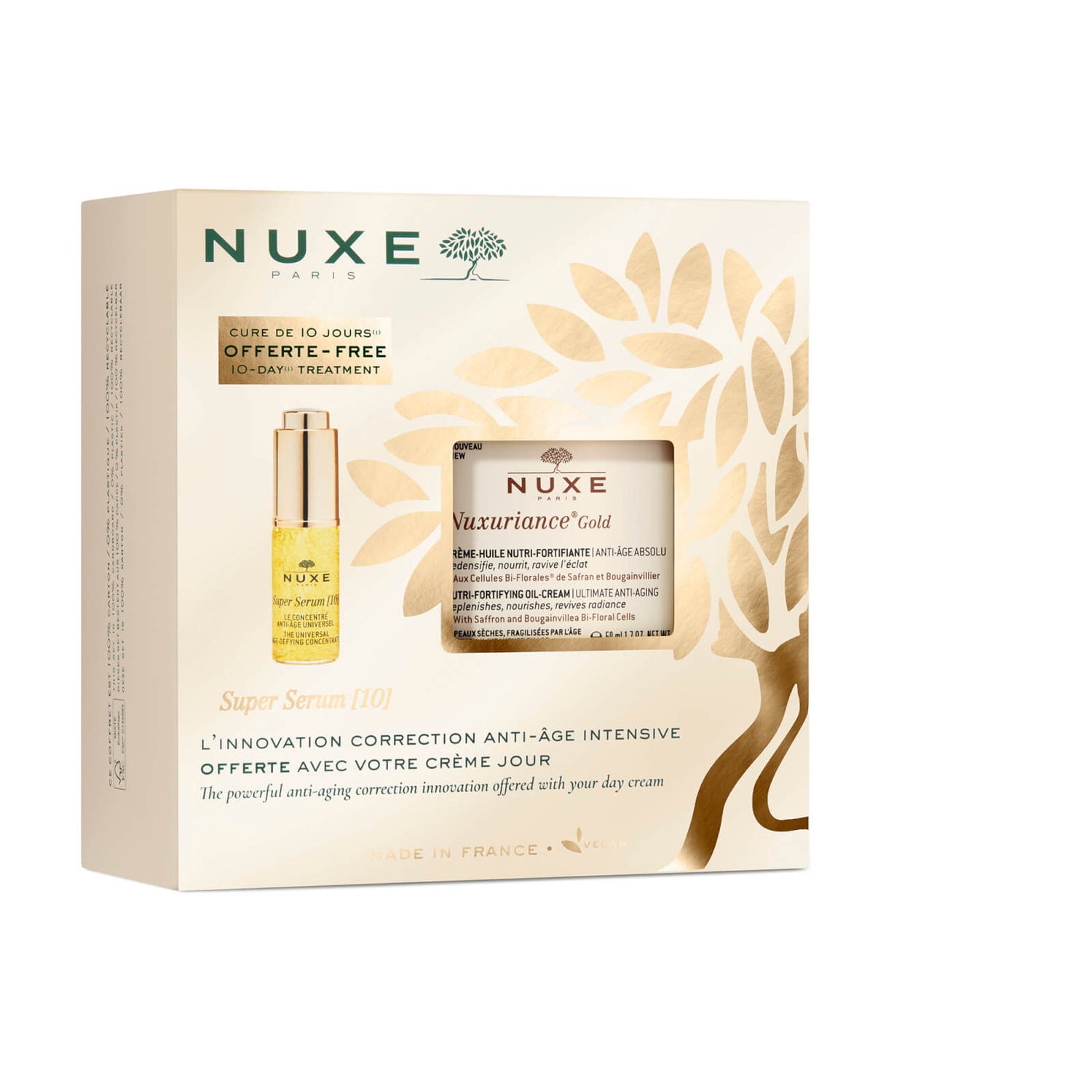 Coffret Nuxuriance Gold - collection 2022