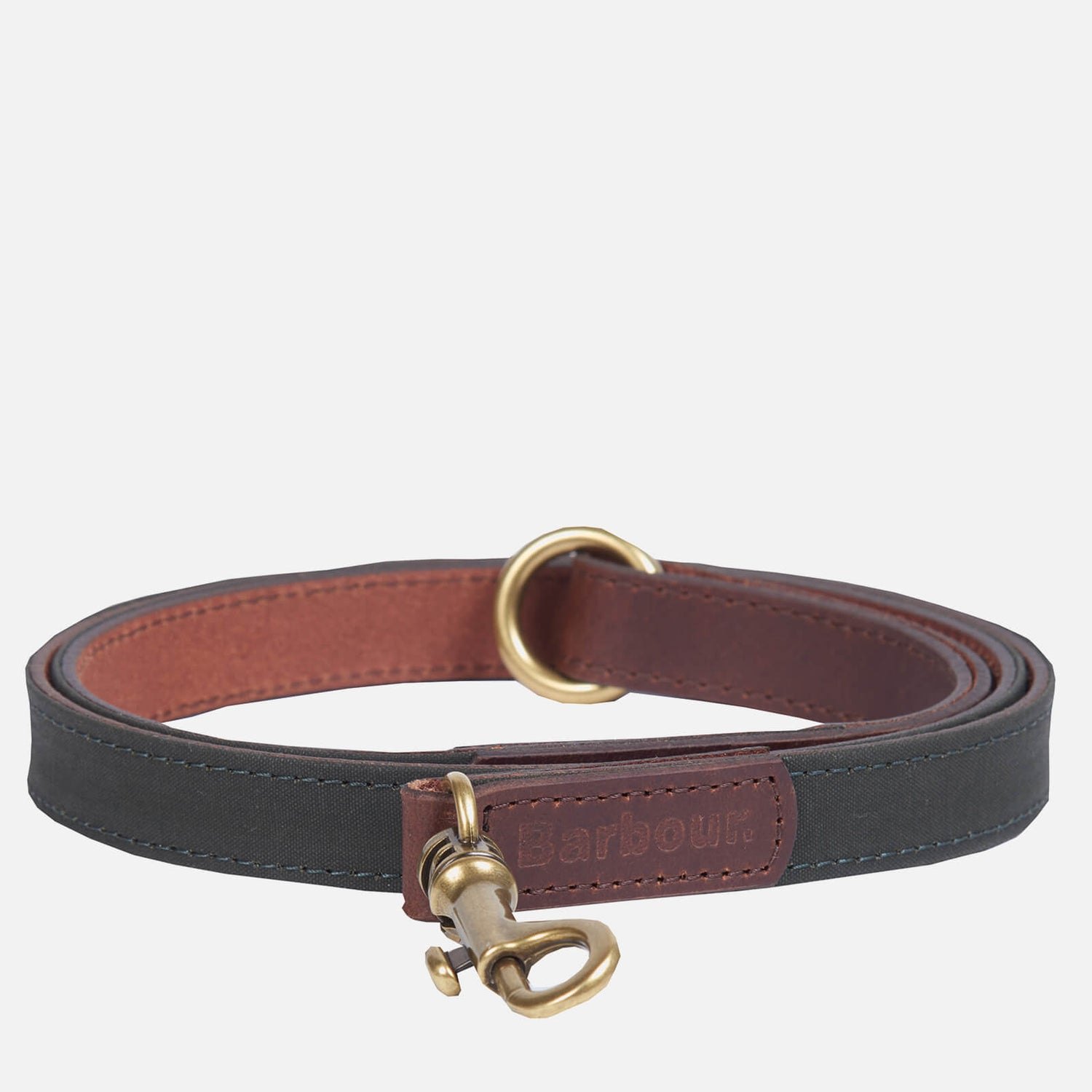 Barbour Dogs Wax/Leather Lead - Olive