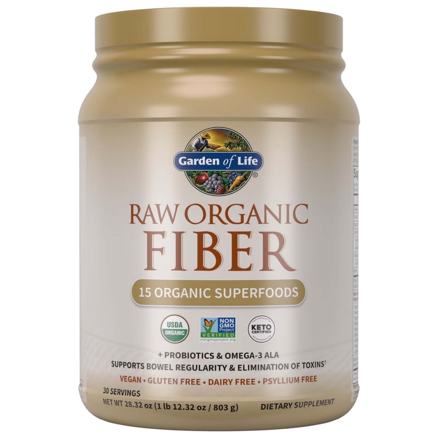 Raw Fiber - 15 Organic Superfoods - 803g Powder