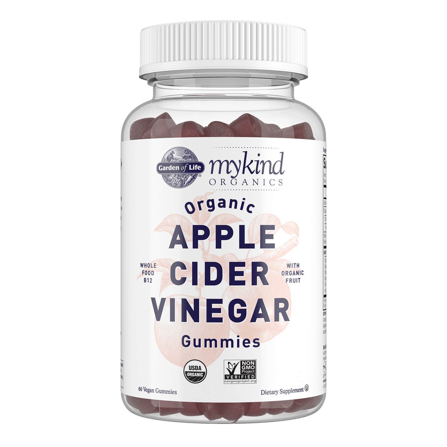 Mykind Organics Apple Cider Vinegar 60ct Gummy
