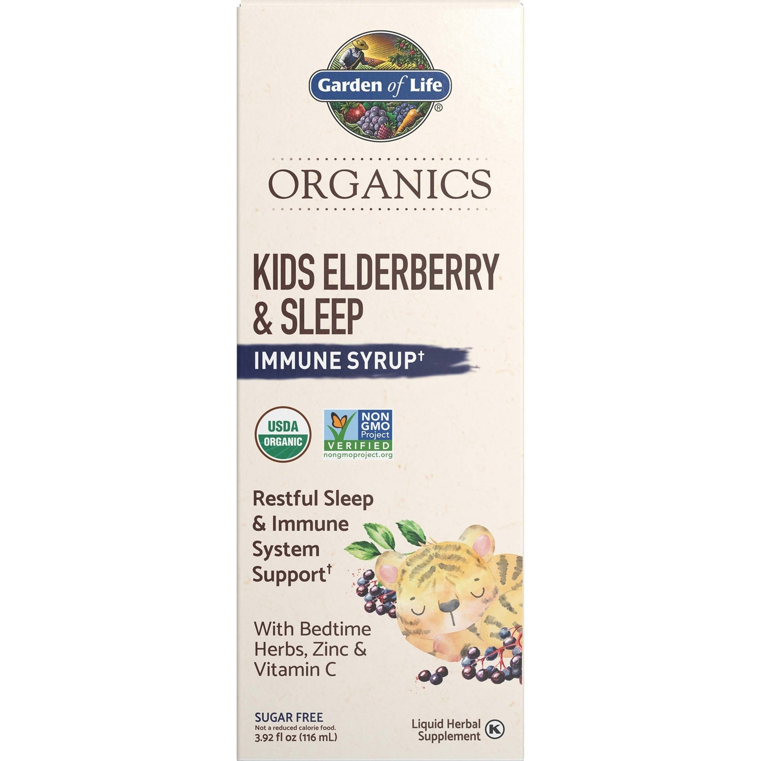 Organics KIDS Cough & Mucus Immune Syrup 兒童咳嗽化痰免疫糖漿，116 毫升液體