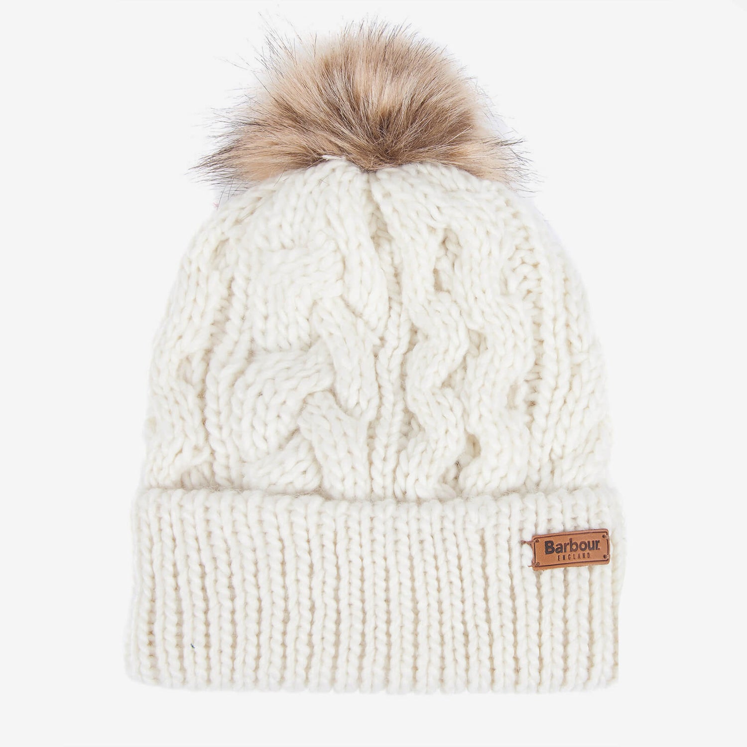 Barbour Women's Penshaw Cable Knit Beanie - Cloud