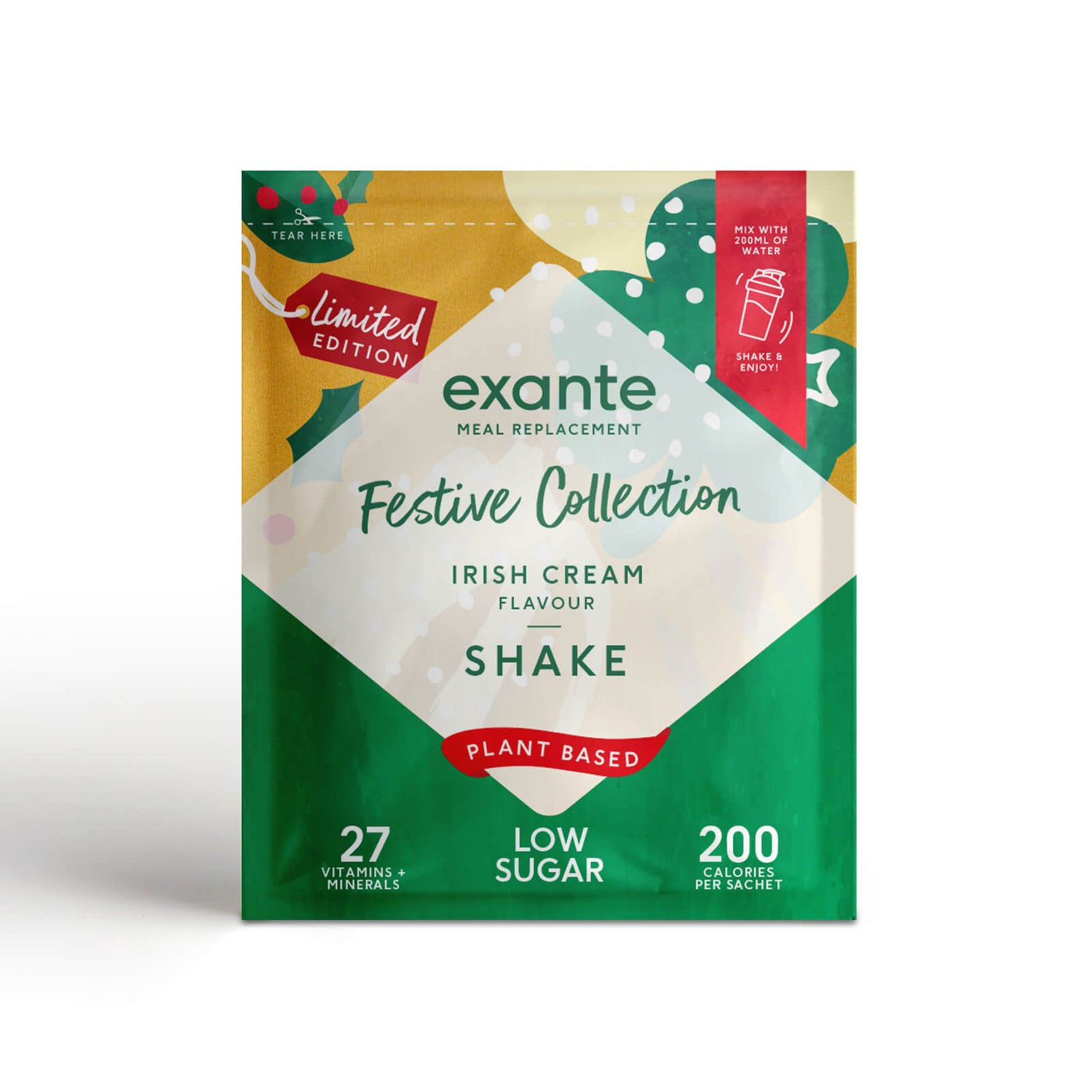 Plant Based Meal Replacement Irish Cream Shake - Box of 7