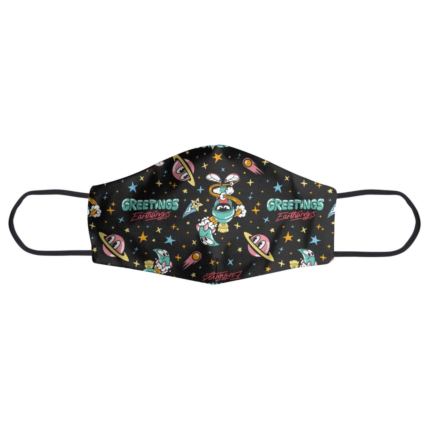 Looney Tunes Greetings Earthling Face Mask