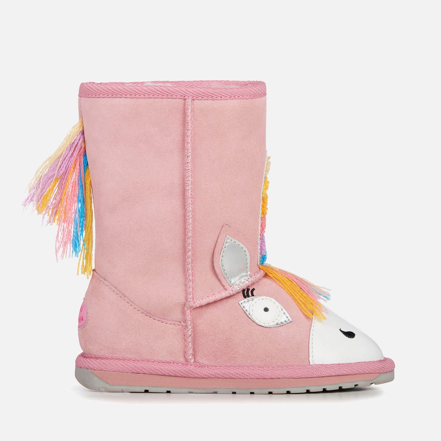 EMU Australia Toddlers' Magical Unicorn Sheepskin Boots - Pale Pink - UK 7 Toddler