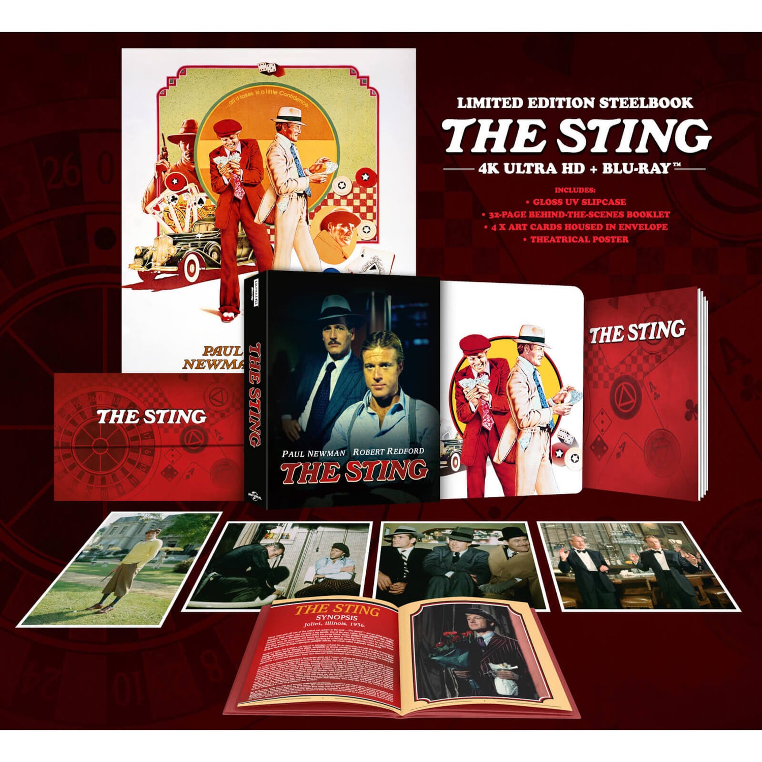 The Sting - 4K Ultra HD Steelbook (Includes Blu-ray)