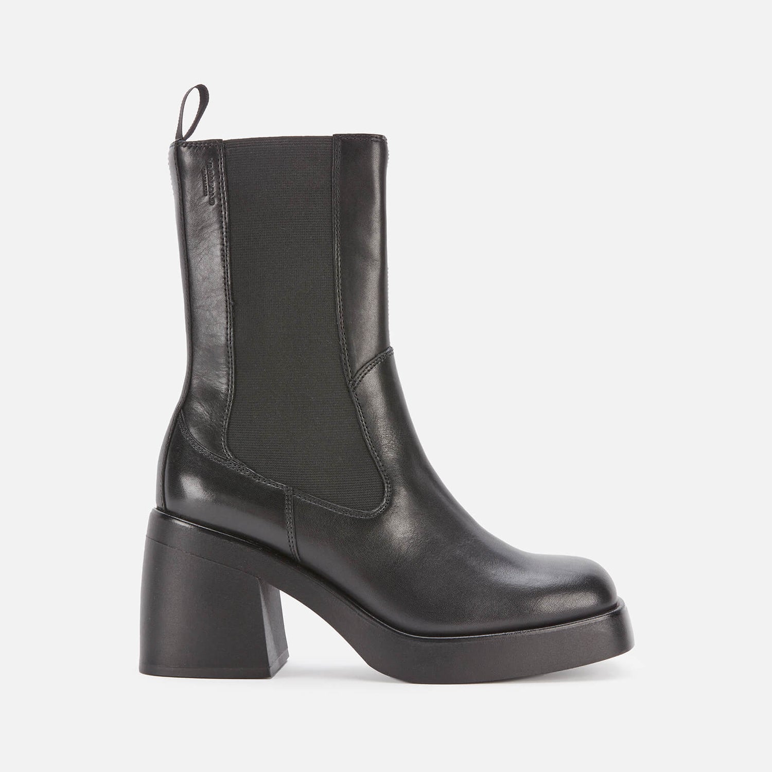 Vagabond Women's Brooke Leather Heeled Chelsea Boots - Black - UK 5