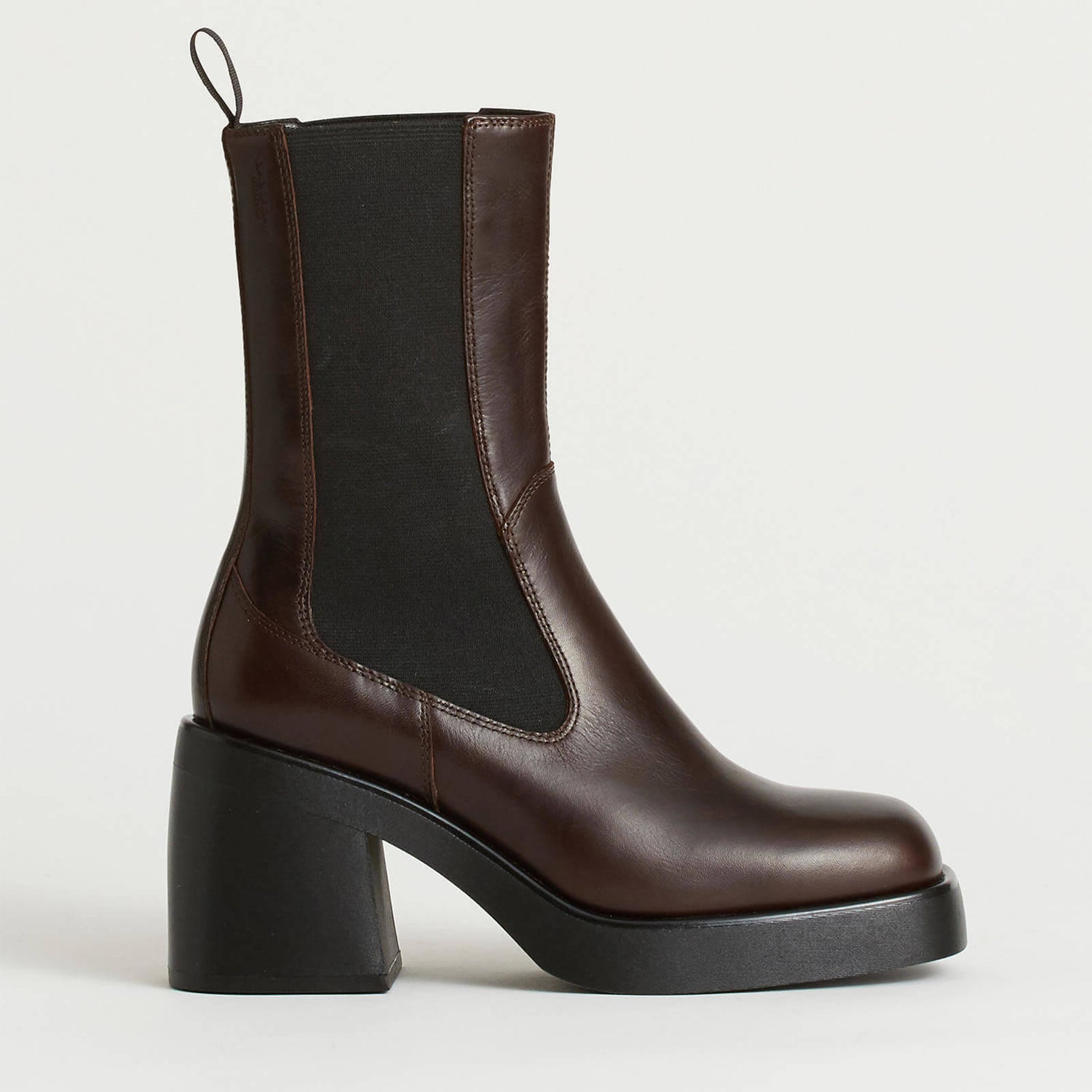Vagabond Women's Brooke Leather Heeled Chelsea Boots - Jave
