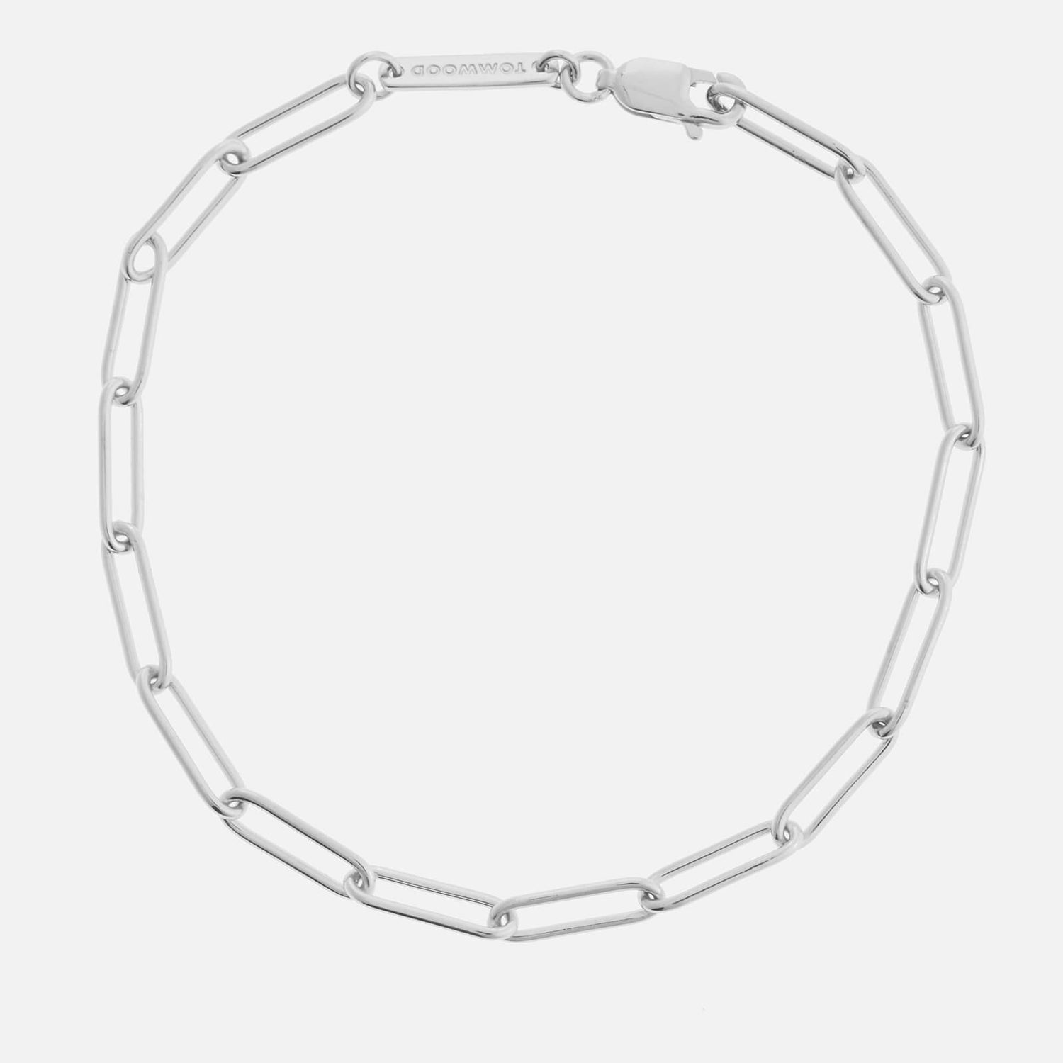 Tom Wood Men's Box Bracelet - Steling Silver - S/7 Inches