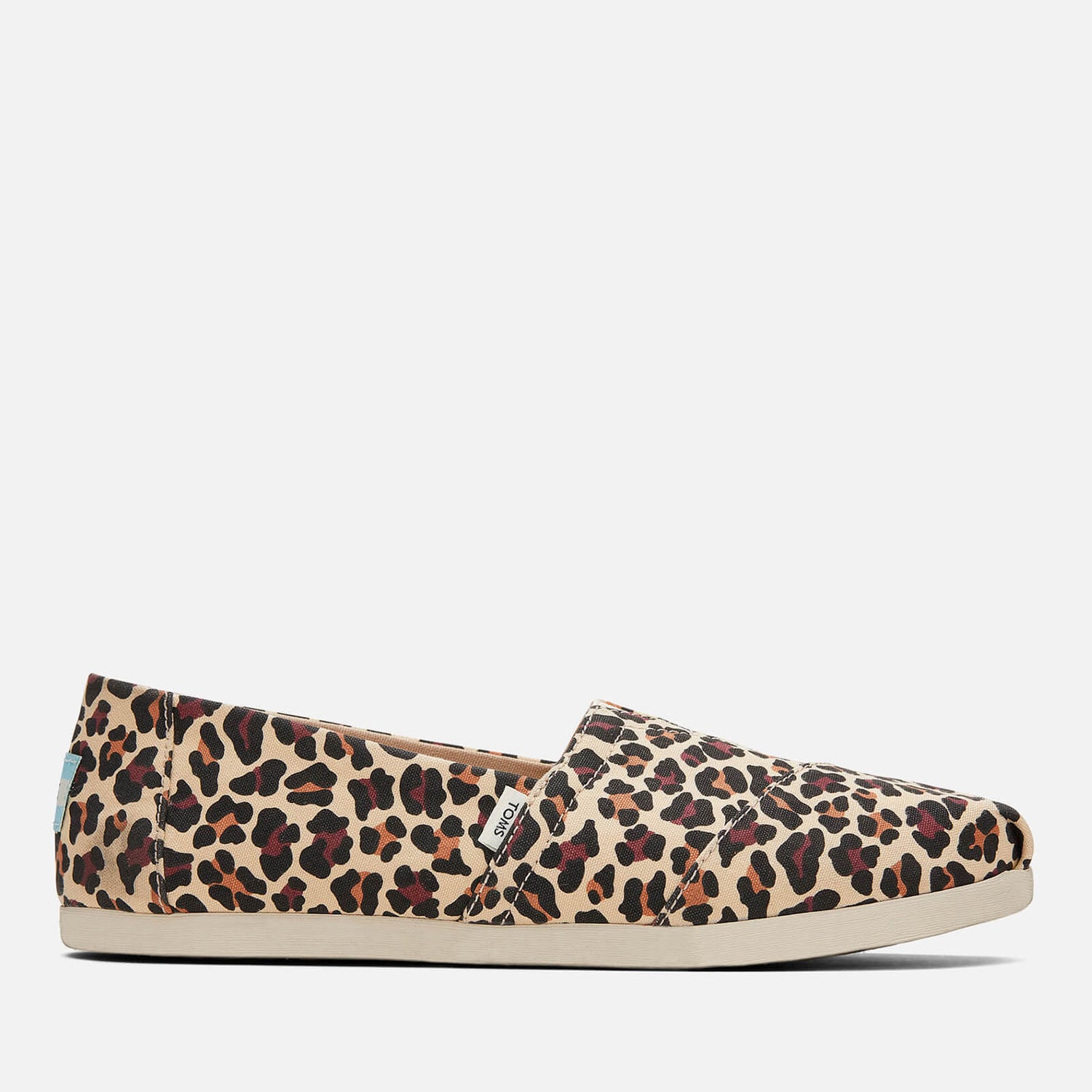 TOMS Women's Alpargata Vegan Slip-On Pumps - Beige Classic Leopard