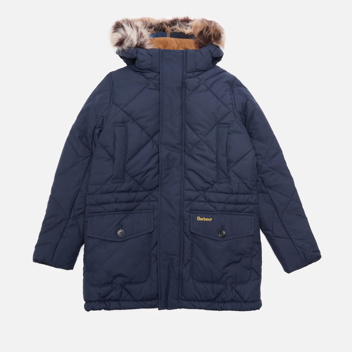 Barbour Boys' Holburn Quilted Jacket - Navy