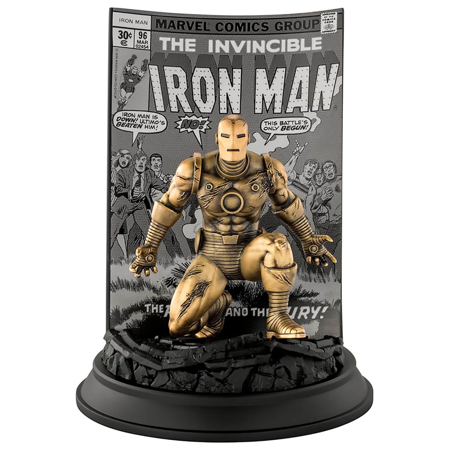 Royal Selangor Limited Edition Verguld De Onoverwinnelijke Iron Man #96 (200 stuks Wereldwijd)